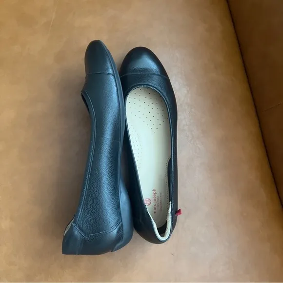 Marc Joseph New York Leather Peters Street BalletFlat Black Size 9.5 NWOT