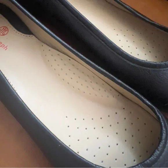 Marc Joseph New York Leather Peters Street BalletFlat Black Size 9.5 NWOT
