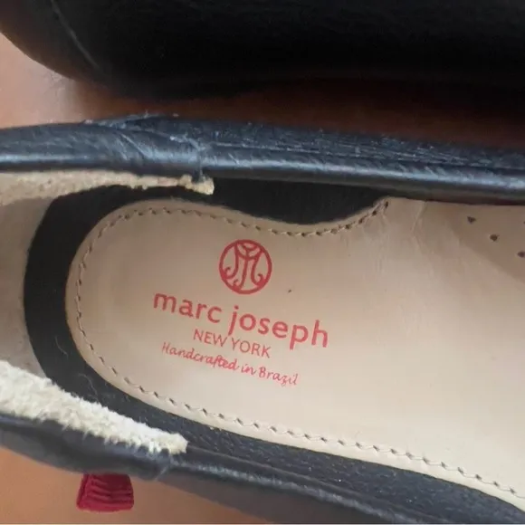 Marc Joseph New York Leather Peters Street BalletFlat Black Size 9.5 NWOT