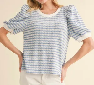 Margot Blouse in Lake