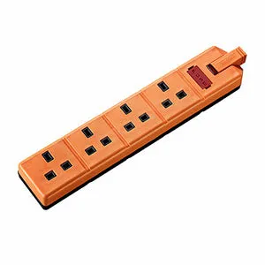 Masterplug EXS1342O 4 Socket 2m 13A Heavy Duty Extension Lead Orange
