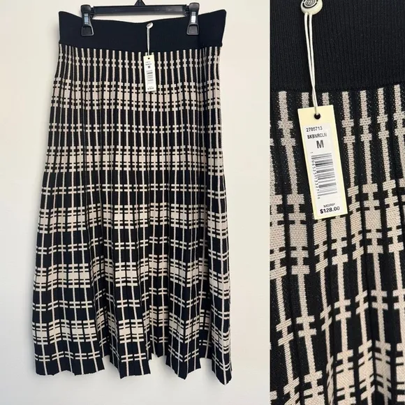 MAX STUDIO Midi Skirt In Black