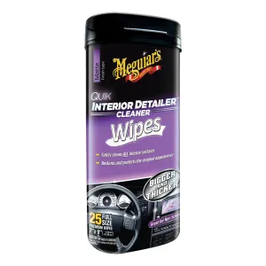 MEGUIAR'S QUICK DETAILOR INTERIOR  WIPES