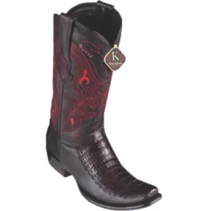 Men’s King Exotic Caiman Belly With Deer Boots Dubai Toe