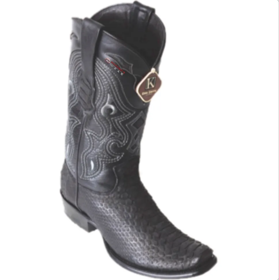 Men’s King Exotic Python Boots Dubai Toe