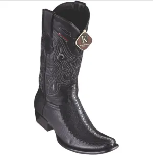 Men’s King Exotic Stingray (Rowstone) & Deer Boots Dubai Toe