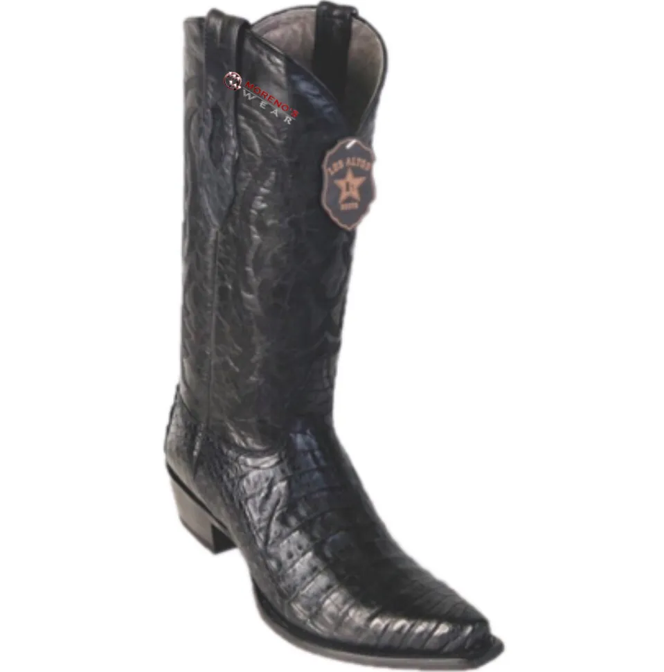 Men’s Los Altos Caiman Belly Boots Snip Toe