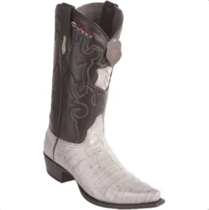 Men’s Los Altos Caiman Belly Boots Snip Toe
