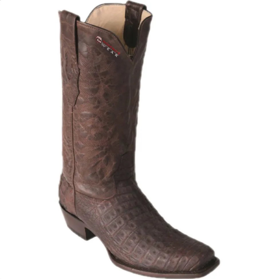 Men’s Los Altos Caiman Belly (Greasy Finish) Boots 7 Toe