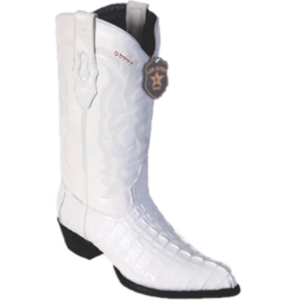Men’s Los Altos Caiman Tail Boots J Toe