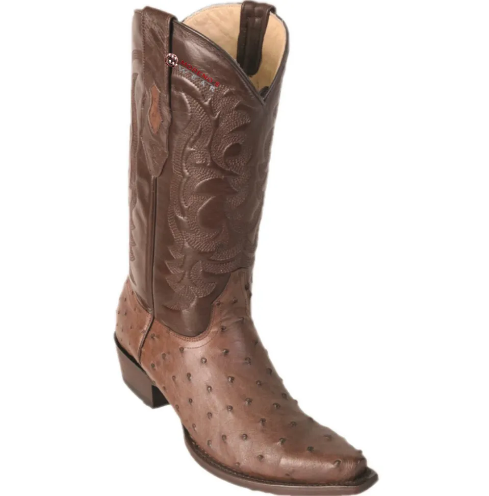 Men’s Los Altos Ostrich Boots Snip Toe