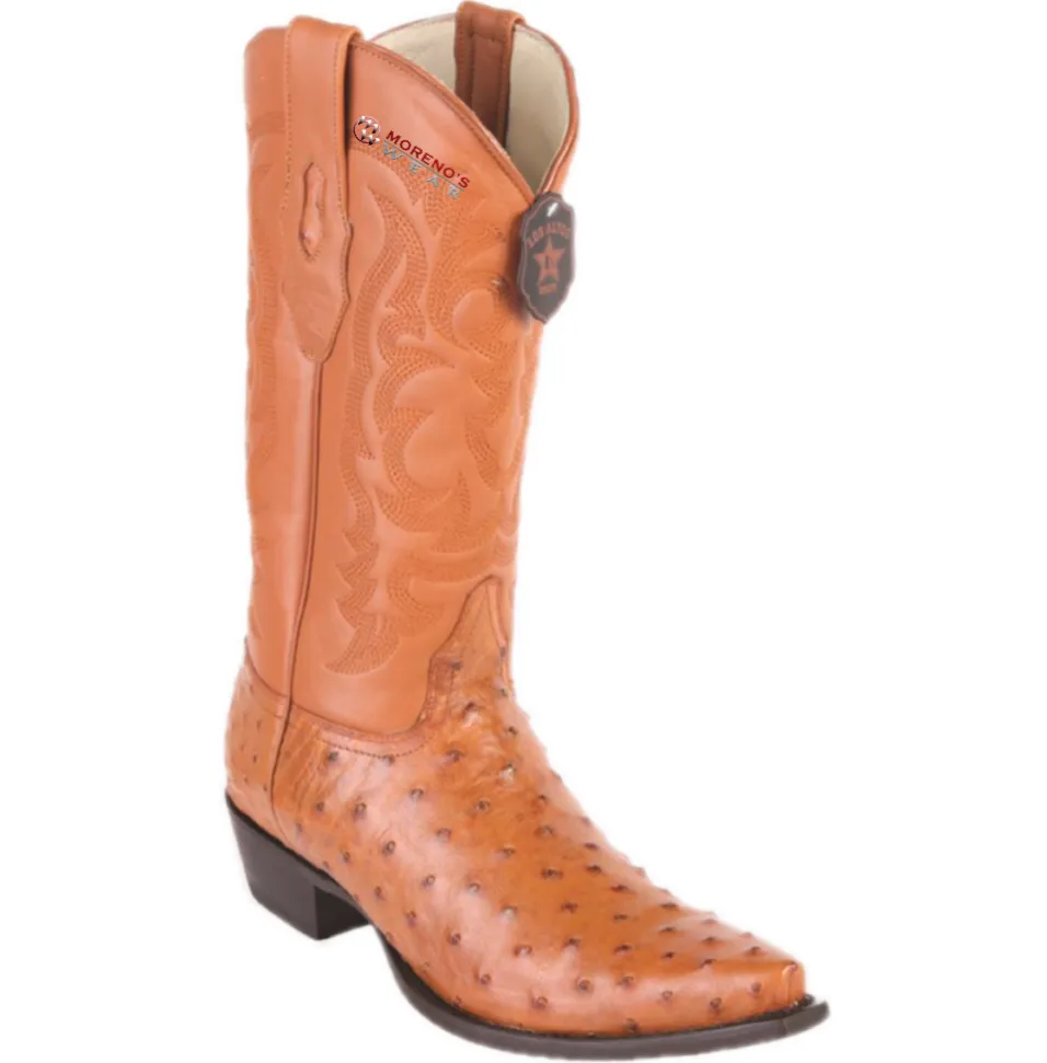 Men’s Los Altos Ostrich Boots Snip Toe