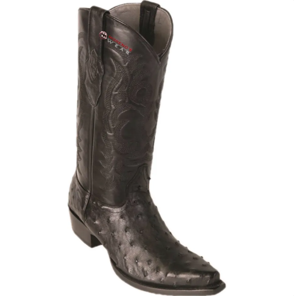 Men’s Los Altos Ostrich Boots Snip Toe