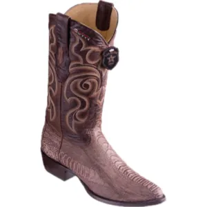 Men’s Los Altos Ostrich Leg Boots Round Toe