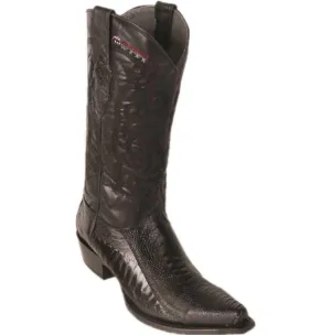 Men’s Los Altos Ostrich Leg Boots Snip Toe
