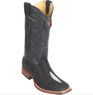 Men’s Los Altos Stingray Boots Wide Square Toe (Rubber Sole)