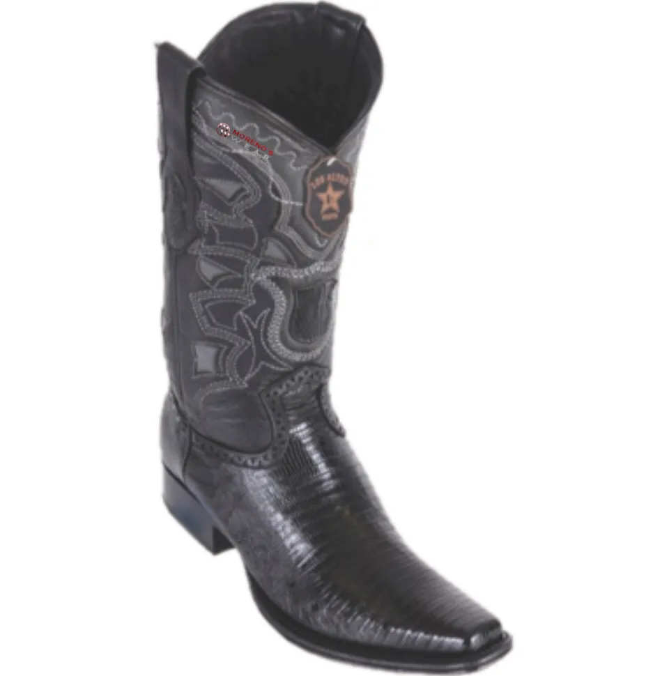 Men’s Los Altos Teju Lizard Boots European Square Toe