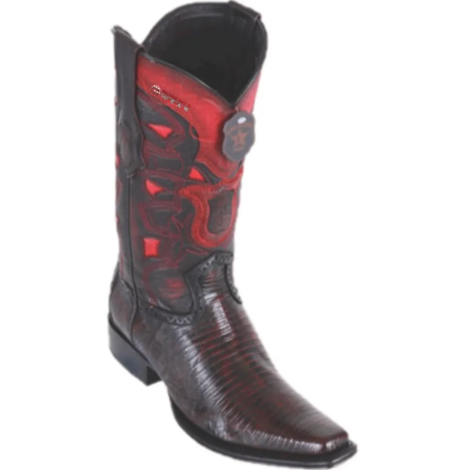 Men’s Los Altos Teju Lizard Boots European Square Toe
