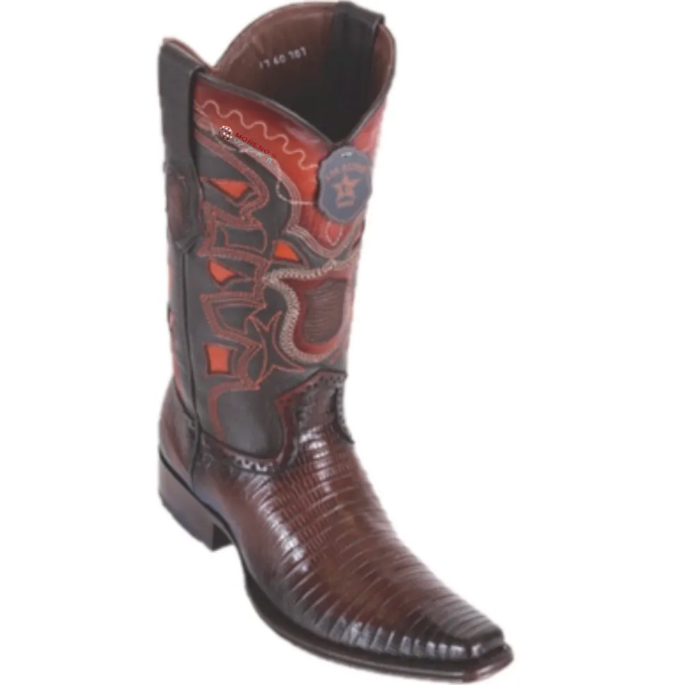 Men’s Los Altos Teju Lizard Boots European Square Toe