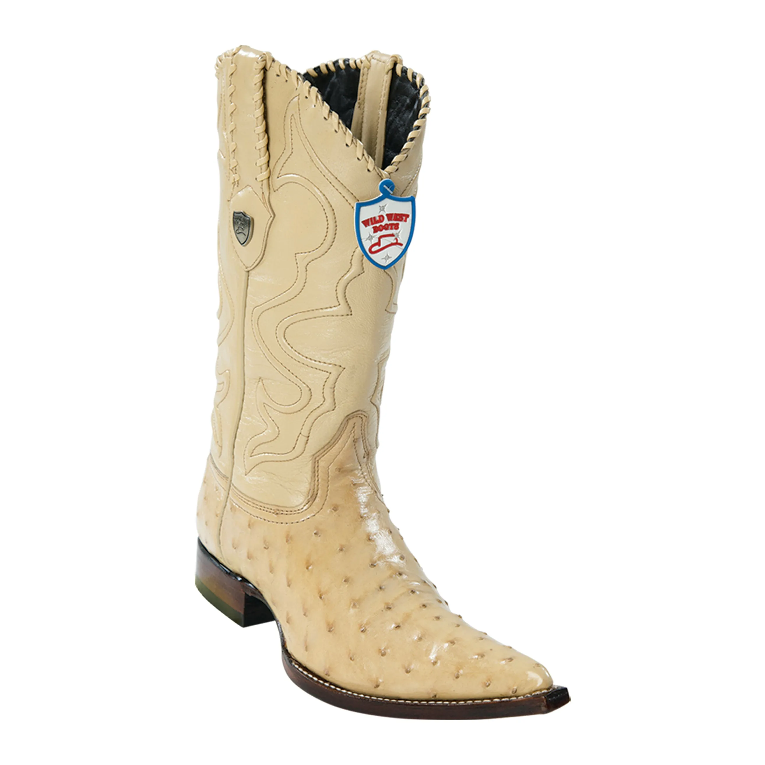 Men’s Wild West Ostrich Boots 3x Toe