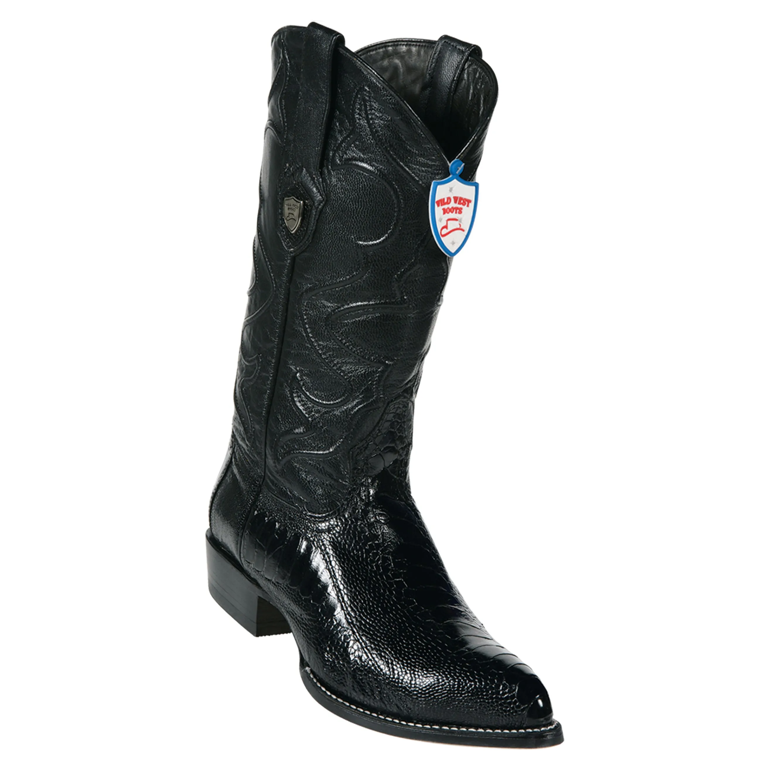 Men's Wild West Ostrich Leg Boots J Toe