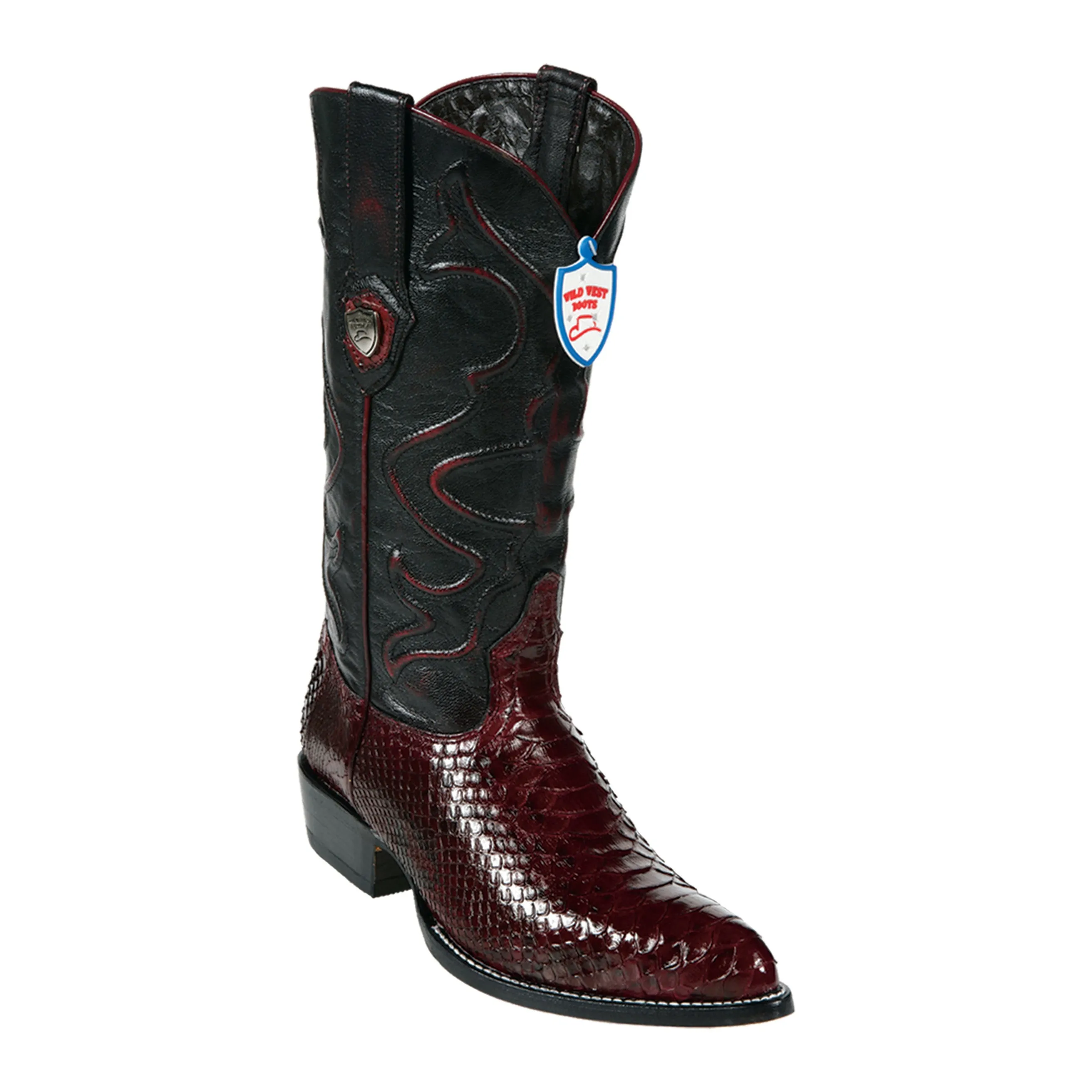 Men's Wild West Python Boots J Toe