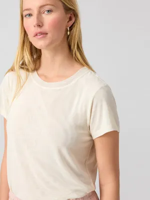 MESH TEE-BIRCH