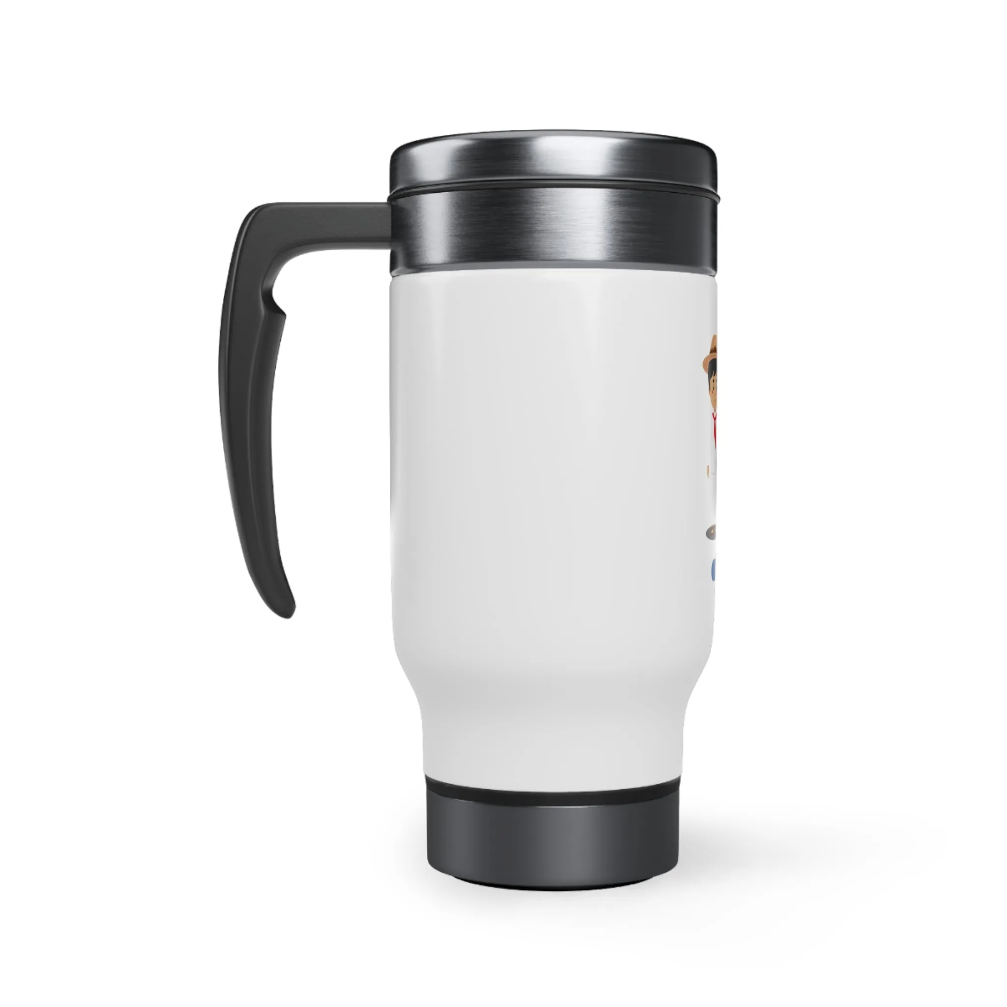 Mexico Stainless Steel Travel Mug with Handle, 14oz