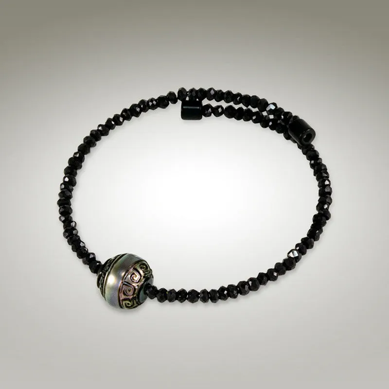 Moana Chic - Black Spinel Bracelet