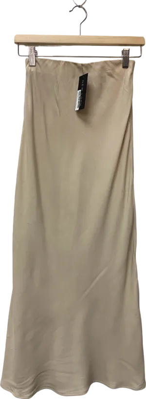 New Look Cream Midi Skirt UK 6