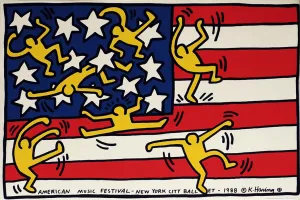 New York City Ballet POSTER by Keith Haring
