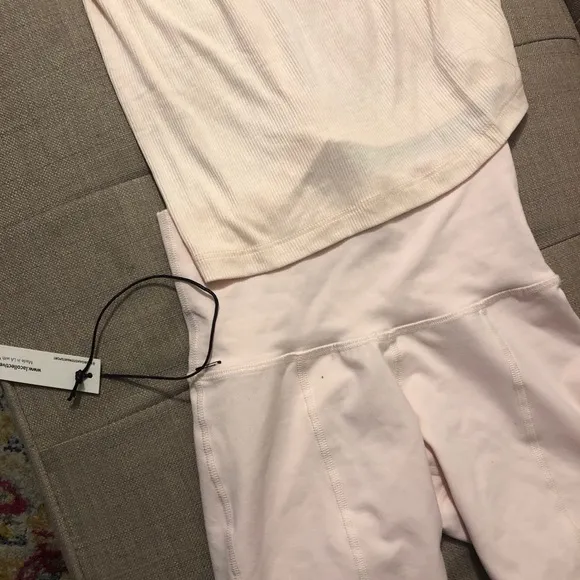 NWT Morgan Stewart Sport Ballet Shorts and Tank Matching Set $128