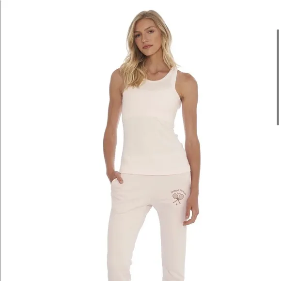 NWT Morgan Stewart Sport Ballet Shorts and Tank Matching Set $128