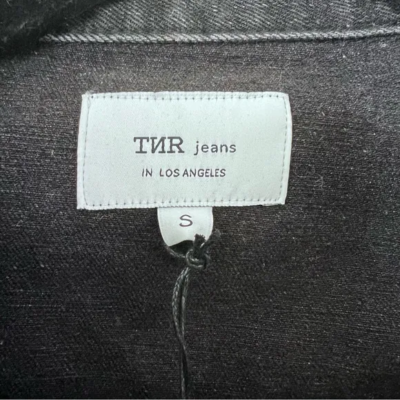 NWT TNR Black Denim Jacket size Small