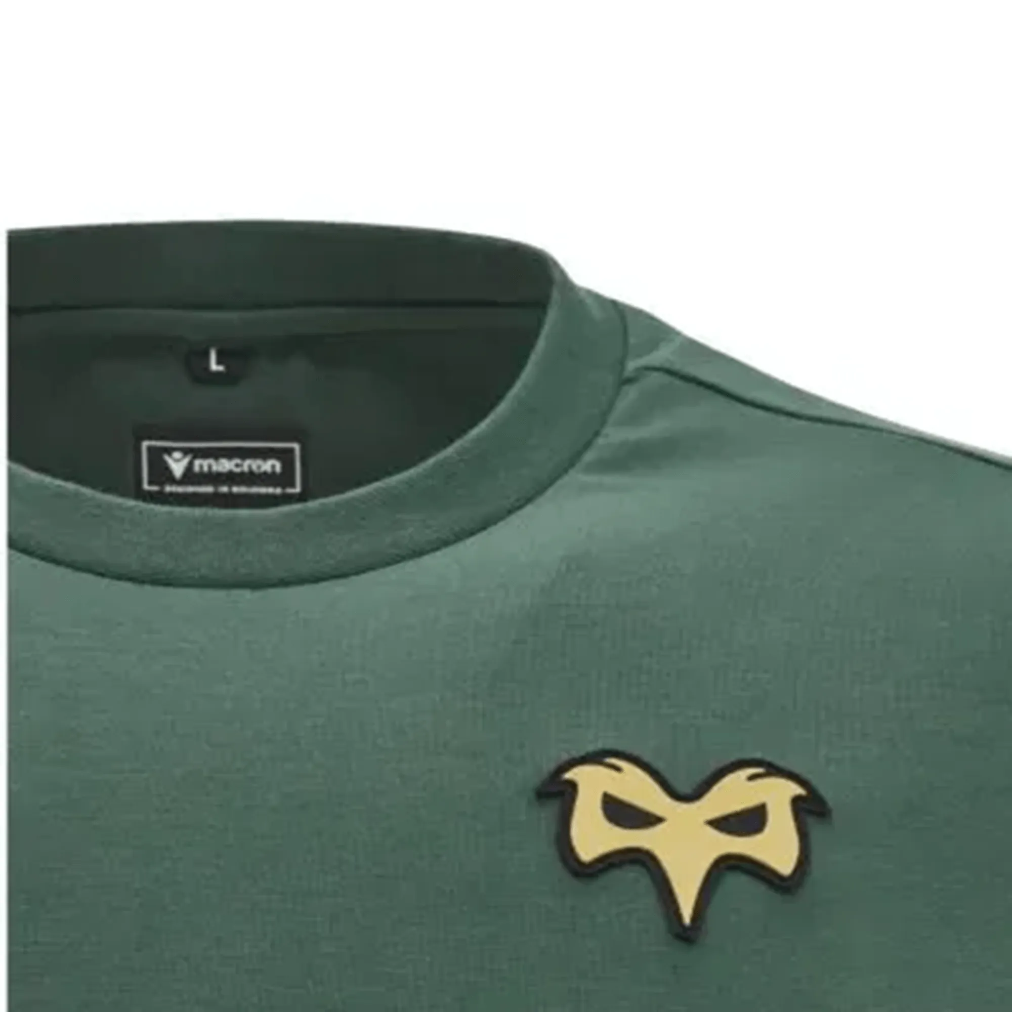 Ospreys Rugby 24/25 Poly Cotton T-Shirt by Macron