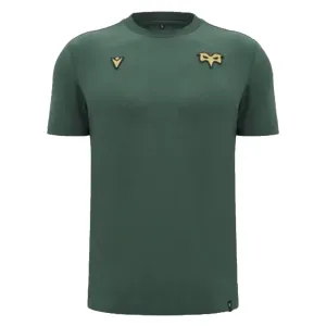 Ospreys Rugby 24/25 Poly Cotton T-Shirt by Macron