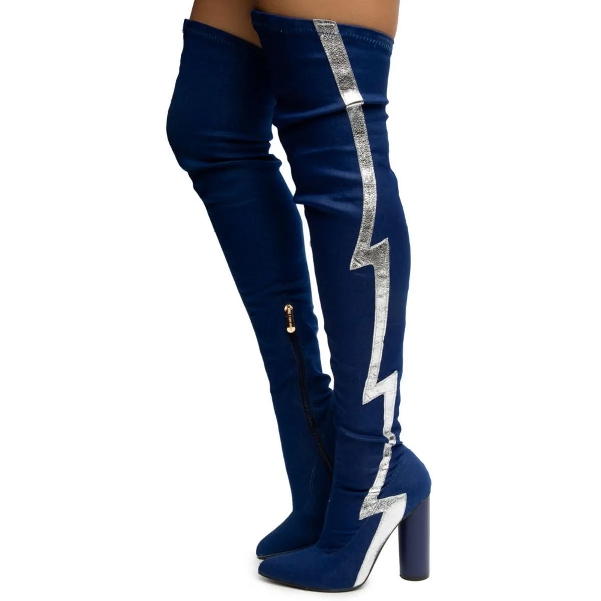 Paw-43 Thigh High Boots
