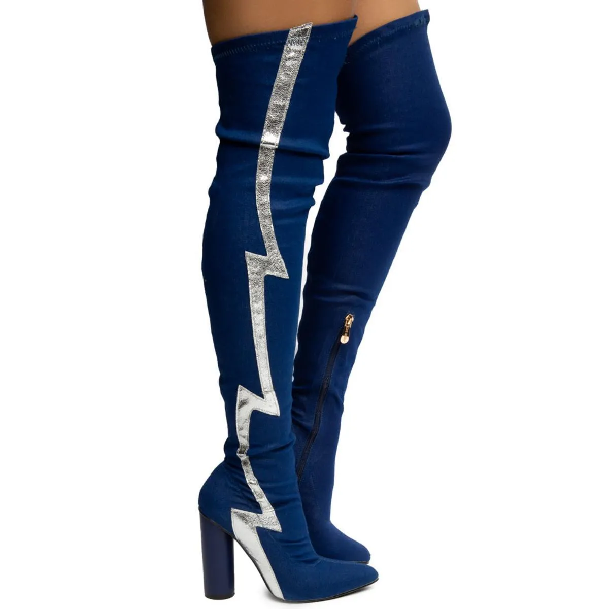Paw-43 Thigh High Boots