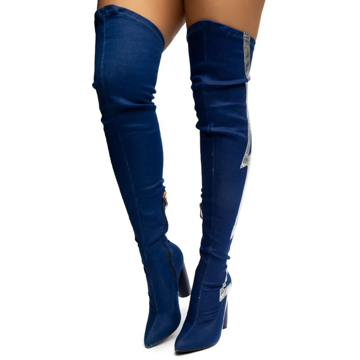 Paw-43 Thigh High Boots