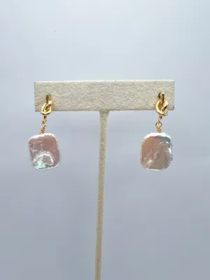 Pearl Bead Dipped Earrings