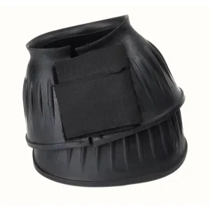 Perri's Leather Black Velcro Easy On Bell Boots