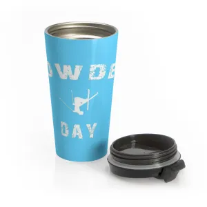 Powder Day - Stainless Steel Skiing Travel Mug