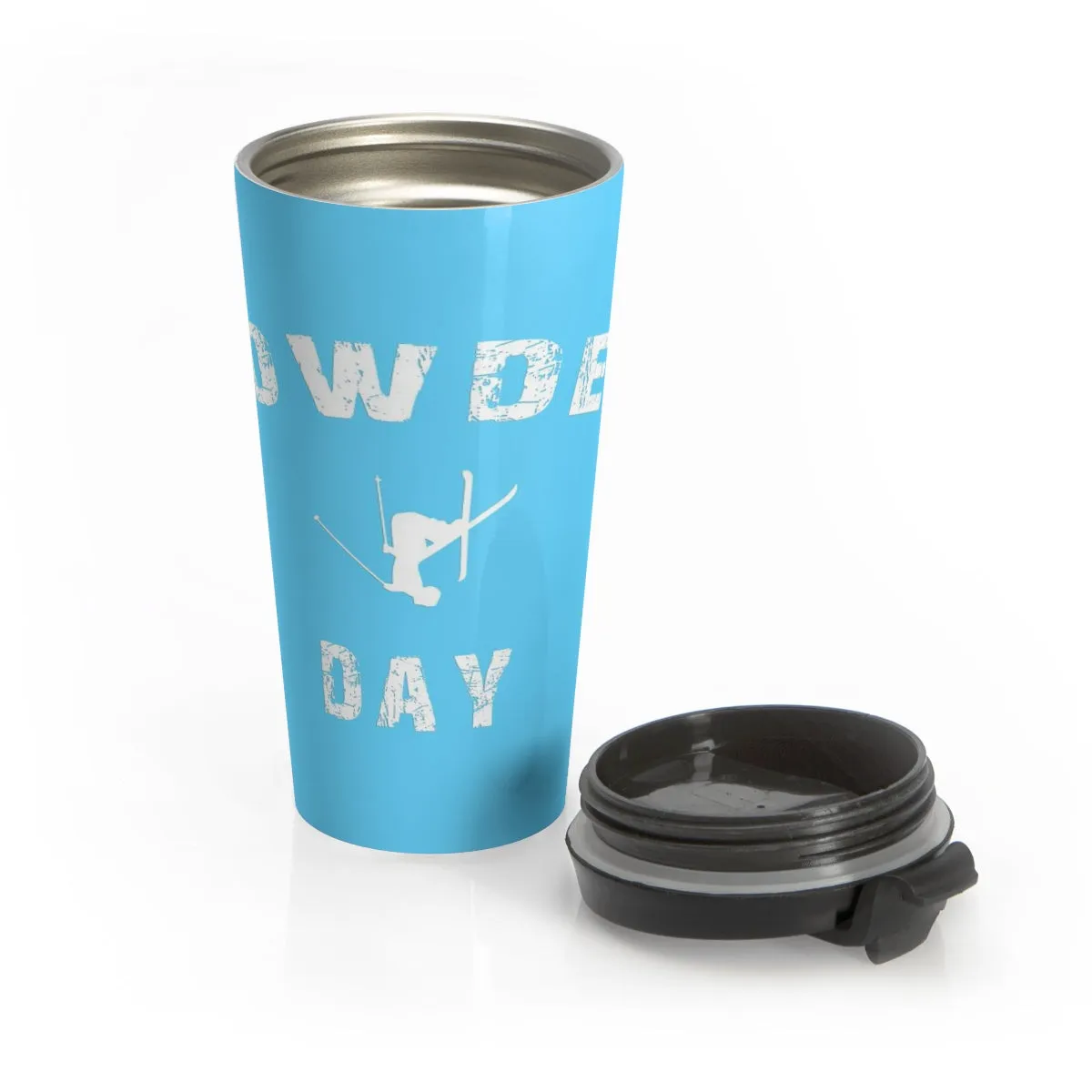 Powder Day - Stainless Steel Skiing Travel Mug