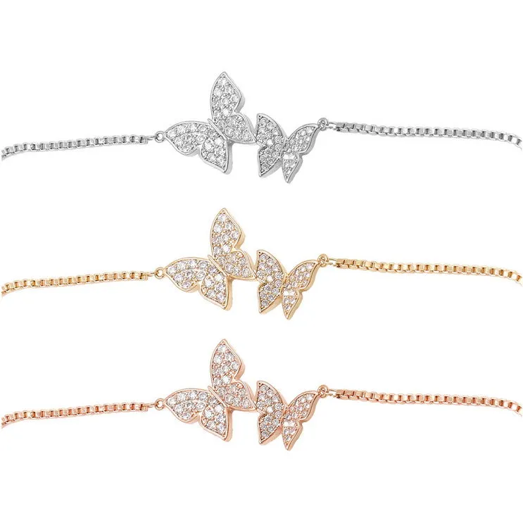 "Ballet Duet" -- Butterfly Bracelets