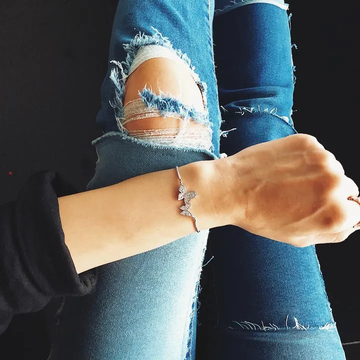 "Ballet Duet" -- Butterfly Bracelets