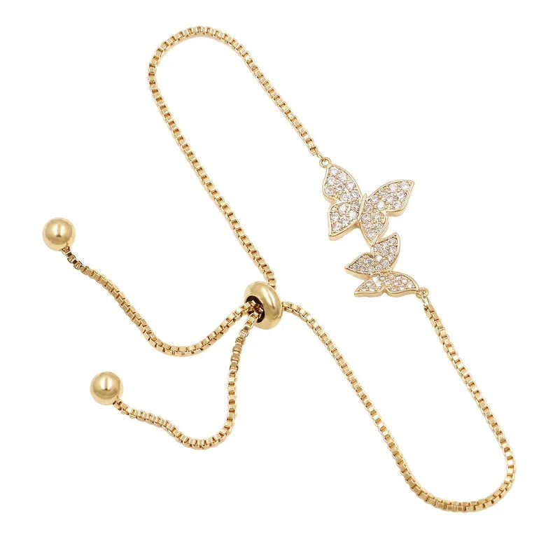 "Ballet Duet" -- Butterfly Bracelets