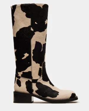 RIGGS BLACK COW PRINT