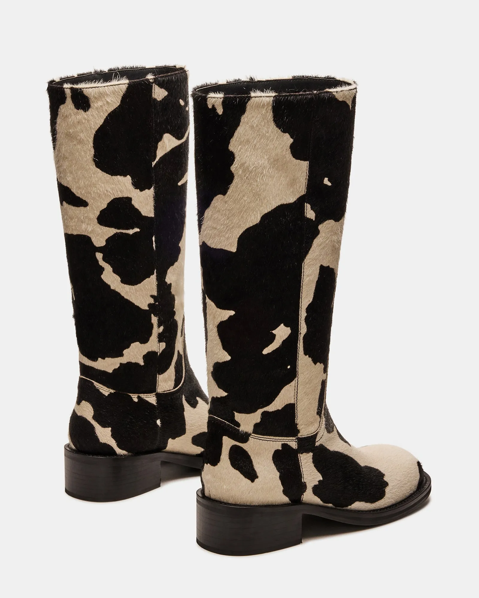 RIGGS BLACK COW PRINT