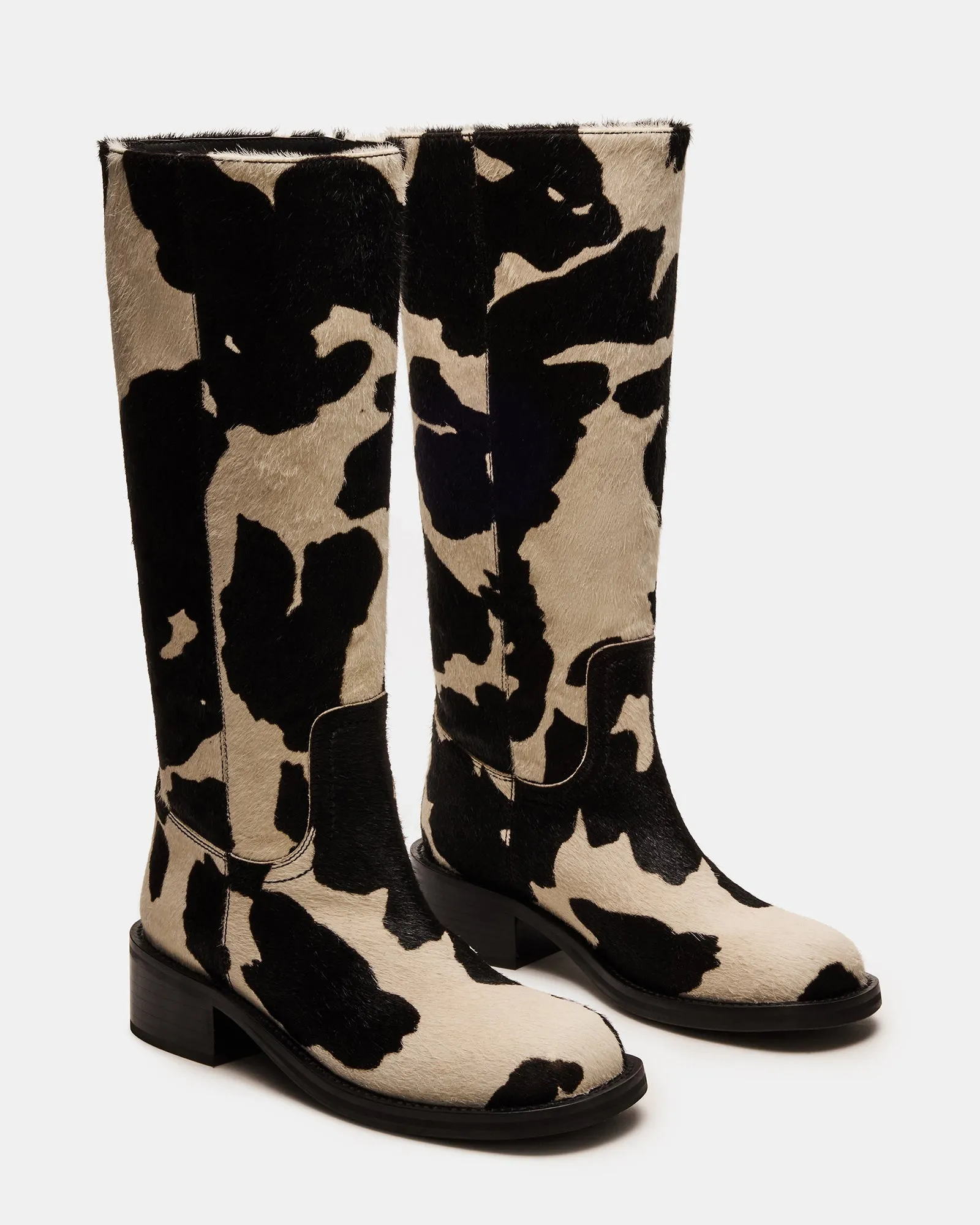 RIGGS BLACK COW PRINT