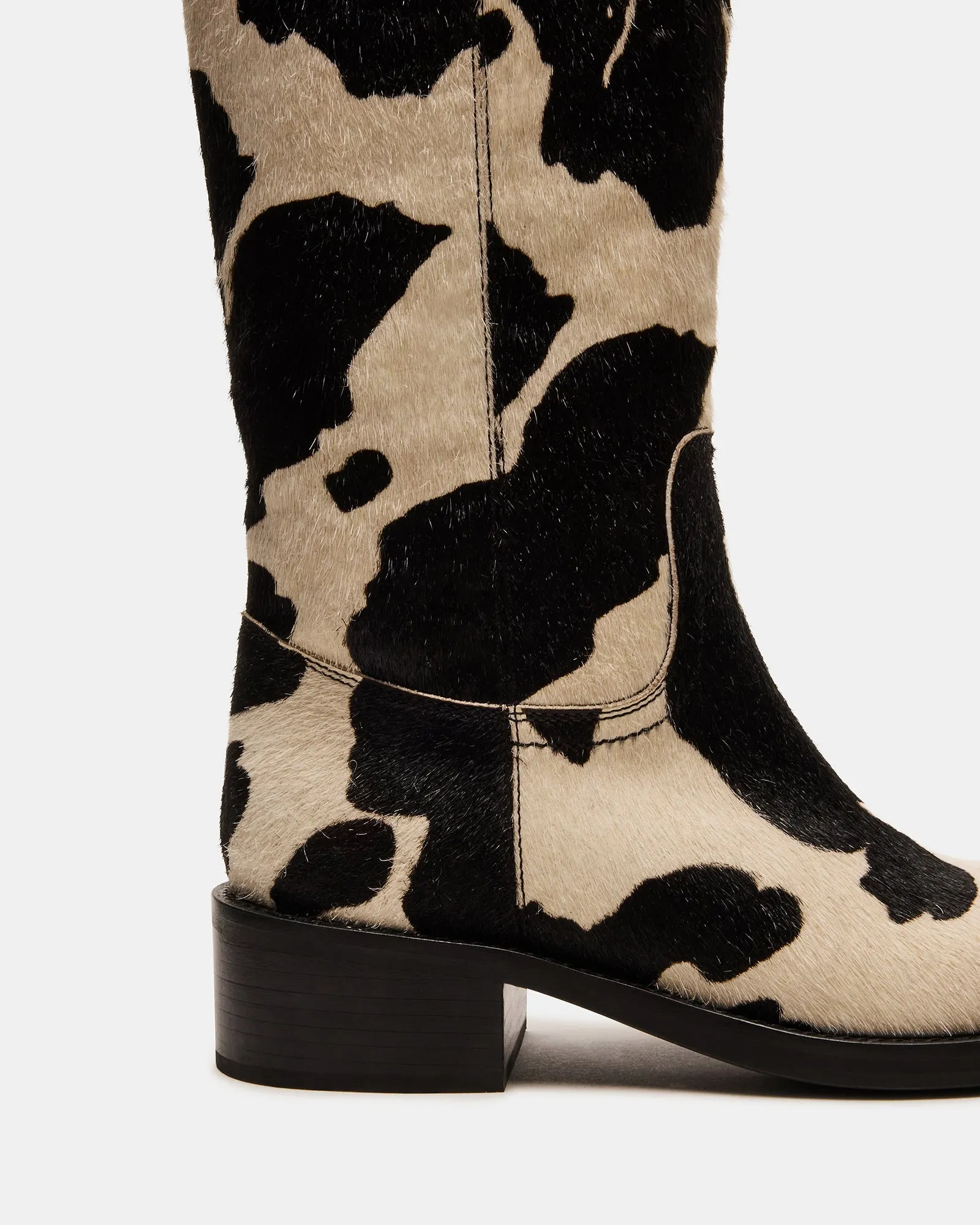 RIGGS BLACK COW PRINT